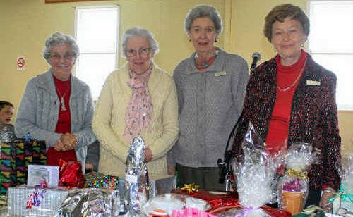 St Mary’s Parish Ladies Betty Peters, Bernadette Ryan, Moya Evans and Shirley Owens. St Mary’s Parish Ladies Betty Peters, Bernadette Ryan, Moya Evans and Shirley Owens.